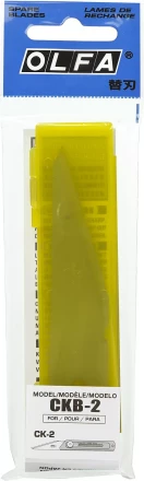 Лезвие OLFA из нержавеющей стали для OL-CK-2, 105х20х1,2мм, 2шт OL-CKB-2 купить в Тюмени