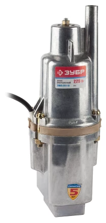 Насос ЗУБР &quot;Родничок&quot; вибрационный, погружной, для чистой воды, 1500 л/ч, напор 60 м, шнур 15 м, 225 Вт ЗНВП-300-15 купить в Тюмени