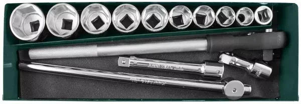 Набор головок торцевых 3/4"DR 22-50мм 15предметов Jonnesway S04Н6115SA 47229 купить в Тюмени