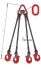 Строп канатный четырехветвевой 4СК 5 т L=3.5 м заплет купить в Тюмени