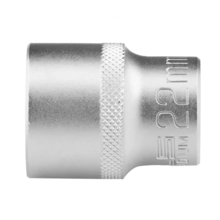 Головка торцевая 22 мм двенадцатигранная CrV под квадрат 1/2 хромированная Stels 13668 купить в Тюмени