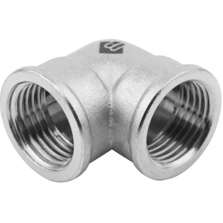 Уголок ЗУБР &quot;ЭКСПЕРТ&quot;, никелированная латунь, г/г, 1/2&quot; 51271-G/G-1/2 купить в Тюмени