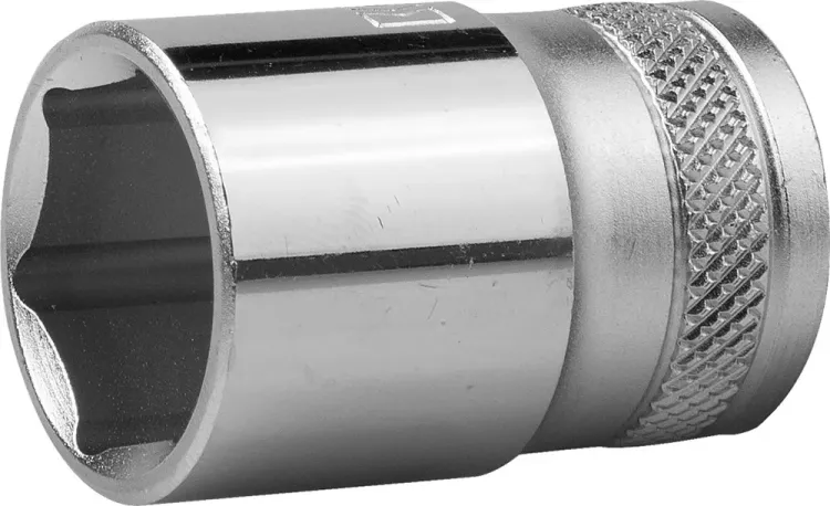 Торцовая головка KRAFTOOL "INDUSTRIE QUALITAT", Cr-V, FLANK, хромосатинированная, 1/2", 19 мм 27805-19_z01 купить в Тюмени