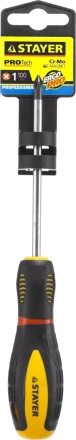 Отвертка STAYER &quot;PROFI&quot; &quot;PROTech&quot;, двухкомп рукоятка, намагниченная, Cr-Mo, PH1x100мм 25132-1-10_z02 купить в Тюмени