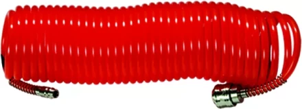 Шланг спиральный воздушный 10 м с быстросъемными соединениями  MATRIX 57004 купить в Тюмени