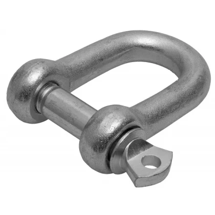 Скоба такелажная ЗУБР &quot;МАСТЕР&quot;, тип прямой, оцинкованная, 12мм, 8 шт 4-304515-12 купить в Тюмени