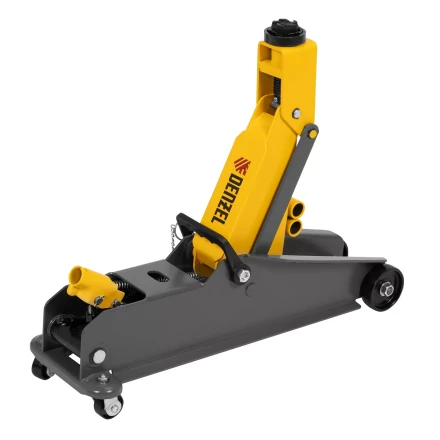 Домкрат гидравлический подкатной с фиксатором Denzel 51261, 3 т, 190-532 мм, SUV купить в Тюмени