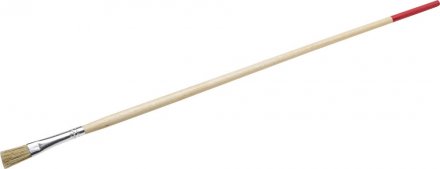 Кисть круглая тонкая STAYER &quot;UNIVERSAL-STANDARD&quot;, светлая натуральная щетина, деревянная ручка, №6 x 8мм 0124-06 купить в Тюмени