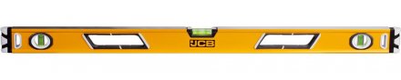 Уровень JCB коробчатый, магнитный, 2 фрезерованные базовые поверхности, 3 ампулы, крашенный, с ручками, 0,5мм/м, 90см JBL004 купить в Тюмени
