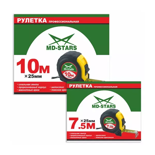 Рулетка измерительная MD-STARS 56-7525 купить в Тюмени