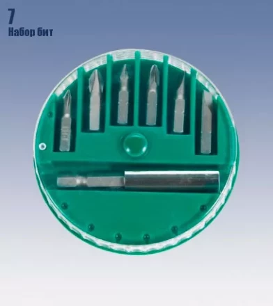 Набор бит 7 шт. S2 Кратон 1 12 01 001 купить в Тюмени
