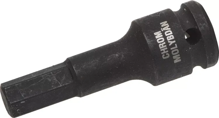 Торцовая головка KRAFTOOL "INDUSTRIE QUALITAT" ударная (1/2"), HEX, Cr-Mo, фосфатированная, H12 27950-12_z01 купить в Тюмени