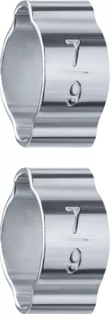 ЗУБР 7 - 9 мм, 2 шт, обжимной хомут, Профессионал (64929-07-09) купить в Тюмени