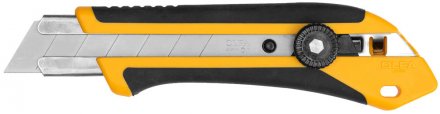 Нож OLFA с выдвижным лезвием, двухкомпонентный корпус, трещоточный фиксатор, 25мм OL-XH-1 купить в Тюмени