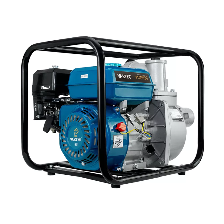 Мотопомпа бензиновая VARTEG 1100W80 купить в Тюмени
