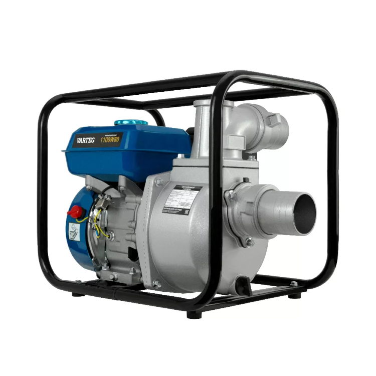 Мотопомпа бензиновая VARTEG 1100W80 купить в Тюмени