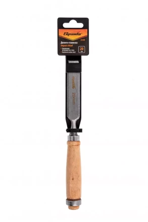 Долото-стамеска 20 мм, деревянная рукоятка// Sparta 242485 купить в Тюмени