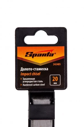Долото-стамеска 20 мм, деревянная рукоятка// Sparta 242485 купить в Тюмени