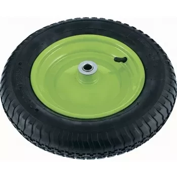 Колесо пневматическое 3.25/3-8 длина оси 90мм ,подшипник 16мм Сибртех 68973 купить в Тюмени