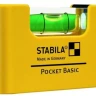 Уровень тип  Pocket Basic  70x20x40мм 1 горизонтальный уровень точность ±1мм/м   STABILA купить в Тюмени