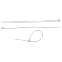 Хомуты ЗУБР нейлоновые, в п/э пакете, тип 7, белые, 4,8ммх300мм, 25шт 4-309017-48-300