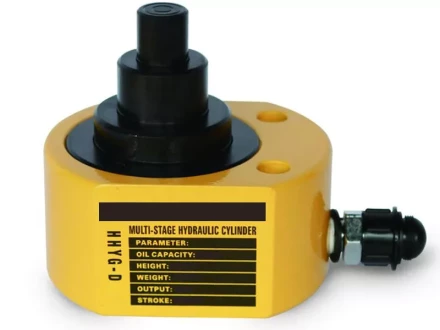 Домкрат гидравлический телескопический низкий TOR HHYG-50D (ДТ50Г66) 50 т (3 уровня) 1004678 купить в Тюмени