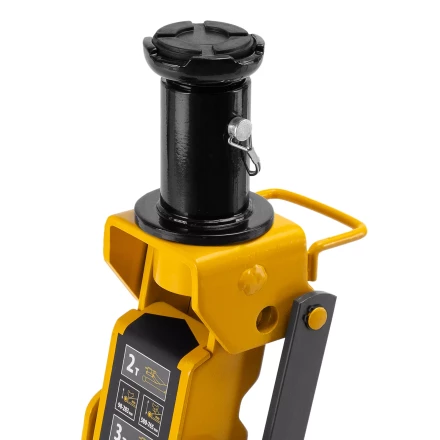 Домкрат гидравлический подкатной Denzel 51270, 2/3 т, 98-770 мм, быстрый подъем, низ. подхват, проф, SUV купить в Тюмени