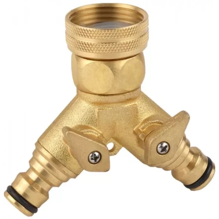 Распределитель двухканальный RACO &quot;Profi&quot; (резьба внешняя-наконечник) латунный, 3/4&quot; х 1&quot; 4246-55035B купить в Тюмени
