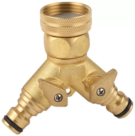 Распределитель двухканальный RACO &quot;Profi&quot; (резьба внешняя-наконечник) латунный, 3/4&quot; х 1&quot; 4246-55035B купить в Тюмени