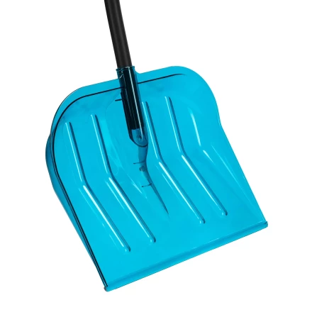 Лопата для уборки снега Palisad 61692, поликарбонат, 475х400х1385мм, алюминиевый черенок, ПВХ оплетка, LUXE купить в Тюмени