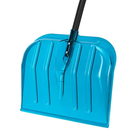 Лопата для уборки снега Palisad 61692, поликарбонат, 475х400х1385мм, алюминиевый черенок, ПВХ оплетка, LUXE купить в Тюмени