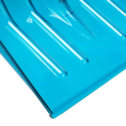 Лопата для уборки снега Palisad 61692, поликарбонат, 475х400х1385мм, алюминиевый черенок, ПВХ оплетка, LUXE купить в Тюмени