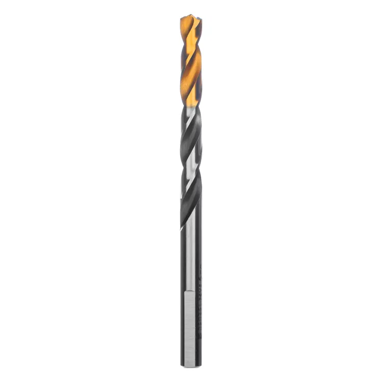 Сверло спиральное по металлу 6 x 93мм, Р6М5, Golden Tip, многогранная заточка Denzel 718278 купить в Тюмени
