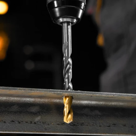 Набор сверл по металлу Denzel 723010, 1-13 мм, Р6М5К8-TiN, Golden Tip, 25 шт купить в Тюмени