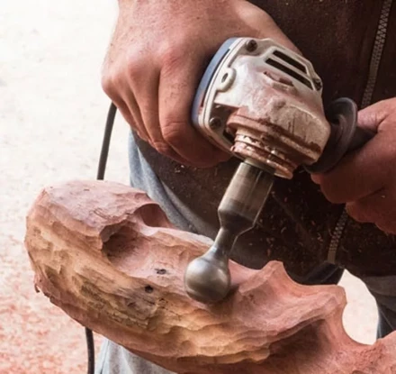 Шарообразная фреза MESSER 40х108хМ14  для объемно-фигурных работ по дереву купить в Тюмени