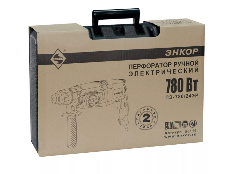 Перфоратор SDS+ ПЭ-780/24ЭР Энкор 50116 купить в Тюмени