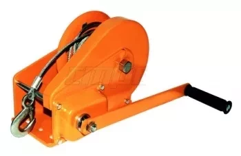 Лебедка ручная с тормозом BHW 2600 канат купить в Тюмени