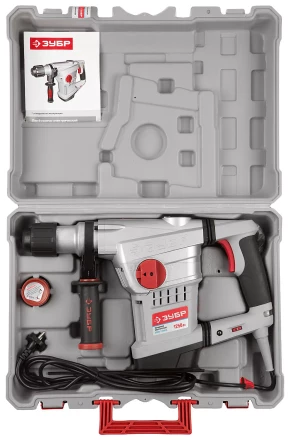 Перфоратор ЗУБР SDS-Max, 10Дж, 1250Вт, кейс ЗПМЭ-1250ЭК купить в Тюмени