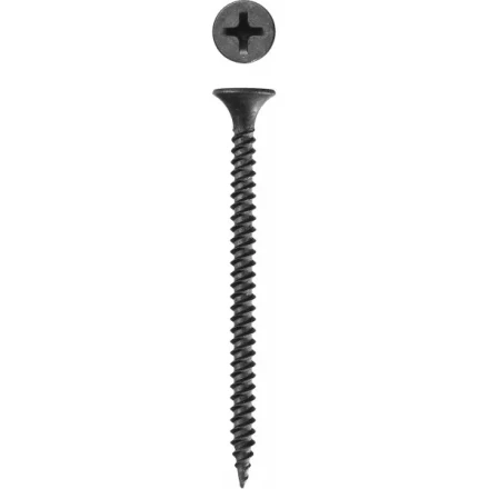 Саморезы фосфатированные с мелкой резьбой, гипсокартон-металл, ЗУБР 300016-35-055, PH2, 3,5 x 55 мм, 35 шт 300016-35-055 купить в Тюмени