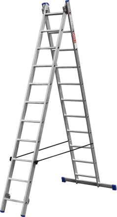 Лестницы алюминиевые двухсекционные серия ЭКСПЕРТ купить в Тюмени