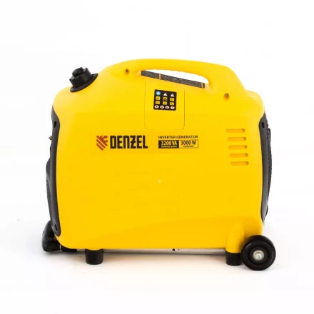 Генератор инверторный GT-3200iSE, 3.2 кВт, 230 В, бак 6 л, закрытый корпус, электростартер Denzel 94703 купить в Тюмени