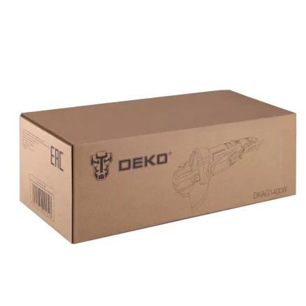 Углошлифовальная машина УШМ DEKO DKAG1400W, 063-2201 купить в Тюмени