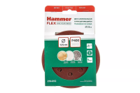Круг шлиф. самосцепляющийся HAMMER 125мм P400 8отв.