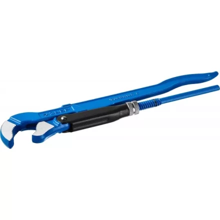 Ключ трубный рычажный ЗУБР &quot;ПРОФЕССИОНАЛ&quot;, тип &quot;S&quot;, изогнутые губки для труднодоступных мест, цельнокованный, Сr-V,  № 1, 1&quot; 27336-1_z01 купить в Тюмени