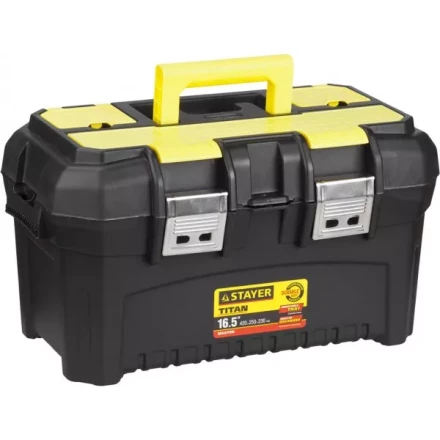 Ящик для инструмента &quot;TITAN-16&quot; пластиковый, STAYER 38016-16 купить в Тюмени