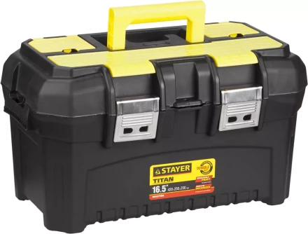 Ящик для инструмента &quot;TITAN-16&quot; пластиковый, STAYER 38016-16 купить в Тюмени