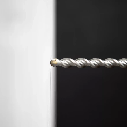 Бур по бетону Denzel, 12 x 210 мм, двойная спираль, три пылеотводящие кромки, купить в Тюмени