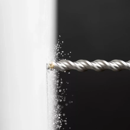 Бур по бетону Denzel, 12 x 210 мм, двойная спираль, три пылеотводящие кромки, купить в Тюмени