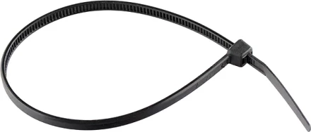 Хомуты 150 х 2.5 мм пластмассовые черные 100 шт СИБРТЕХ 45545 купить в Тюмени