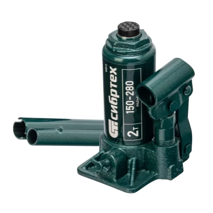 Домкрат гидравлический бутылочный Сибртех 50812, 2 т, 150-280 мм, в пласт. кейсе купить в Тюмени